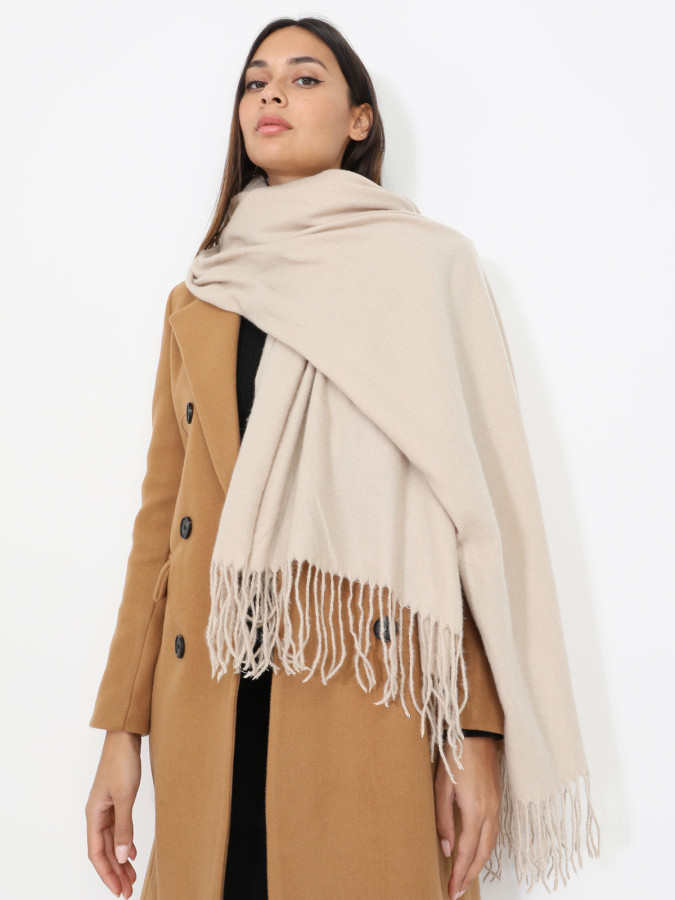 Écharpe effet cachemire