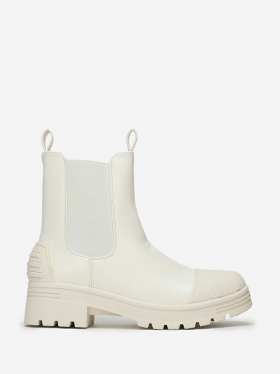 Chelsea crèmes crantées avec motifs en relief