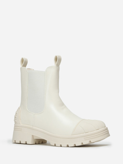 Chelsea crèmes crantées avec motifs en relief