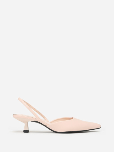 Escarpins Nine West Bout Ouvert Beige - Taille 8 US - Occasion - Talons Bas