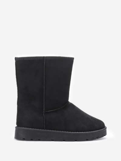 Boots en suédine fourrées