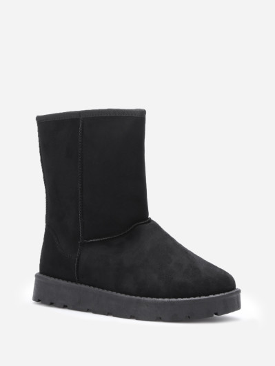 Boots en suédine fourrées