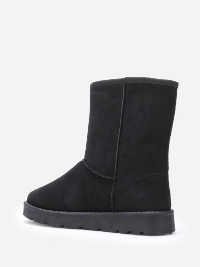 Boots en suédine fourrées