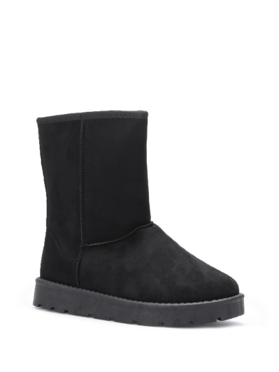 Boots en suédine fourrées