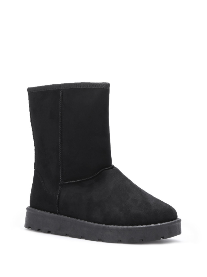 Boots en suédine fourrées