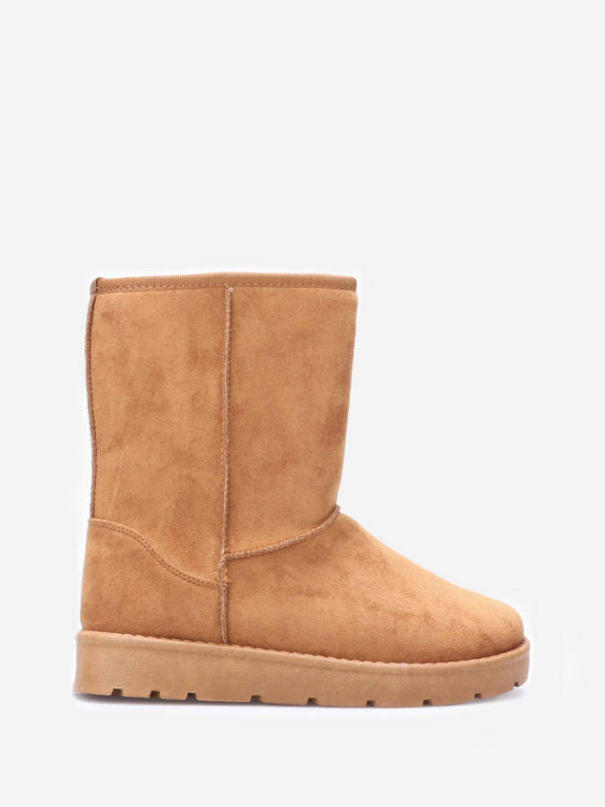 Boots en suédine fourrées
