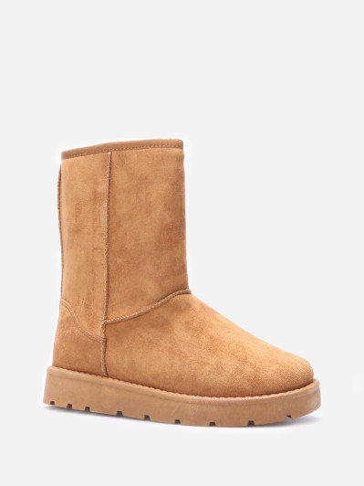 Boots en suédine fourrées