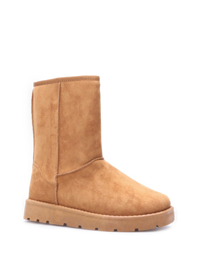 Boots en suédine fourrées